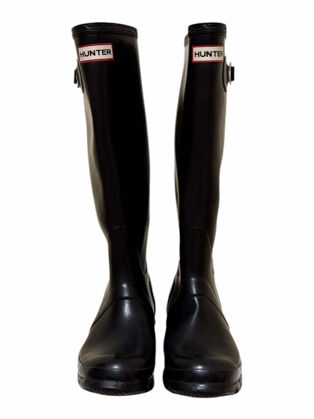 Hunter Women's Sz 6 Original Gloss Black Tall Rain Boots